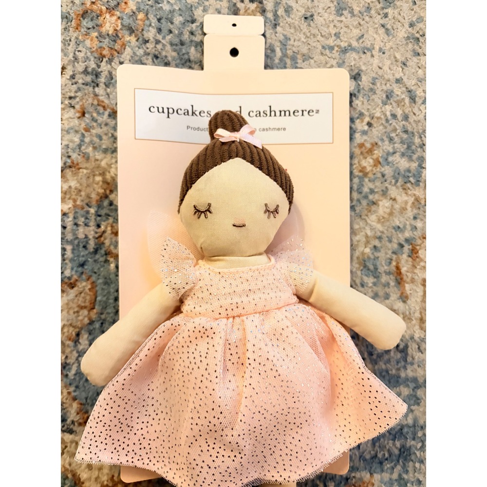 NWT Cupcakes & Cashmere Plush Toy Ballerina Doll Pink - Picture 5 of 6